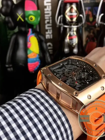 Superclone Richard Mille035-america5 Rose Gold Case - Best Quality Replica Watch