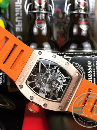 Superclone Richard Mille035-america5 Rose Gold Case - Swiss Movement Replica Watch