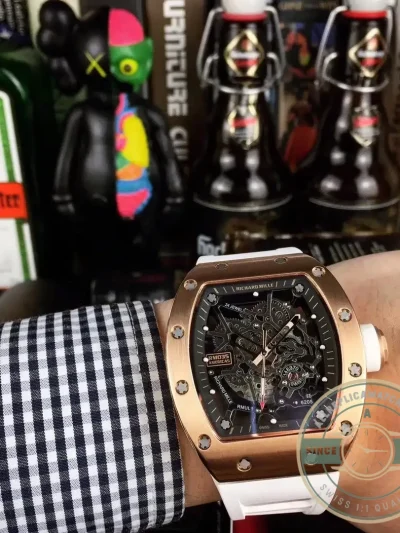 Superclone Richard Mille035-america5 Rose Gold Case - Swiss-Made Clone Watch
