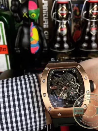 Superclone Richard Mille035-america5 Rose Gold Case - Top-Tier Swiss Replica Watch