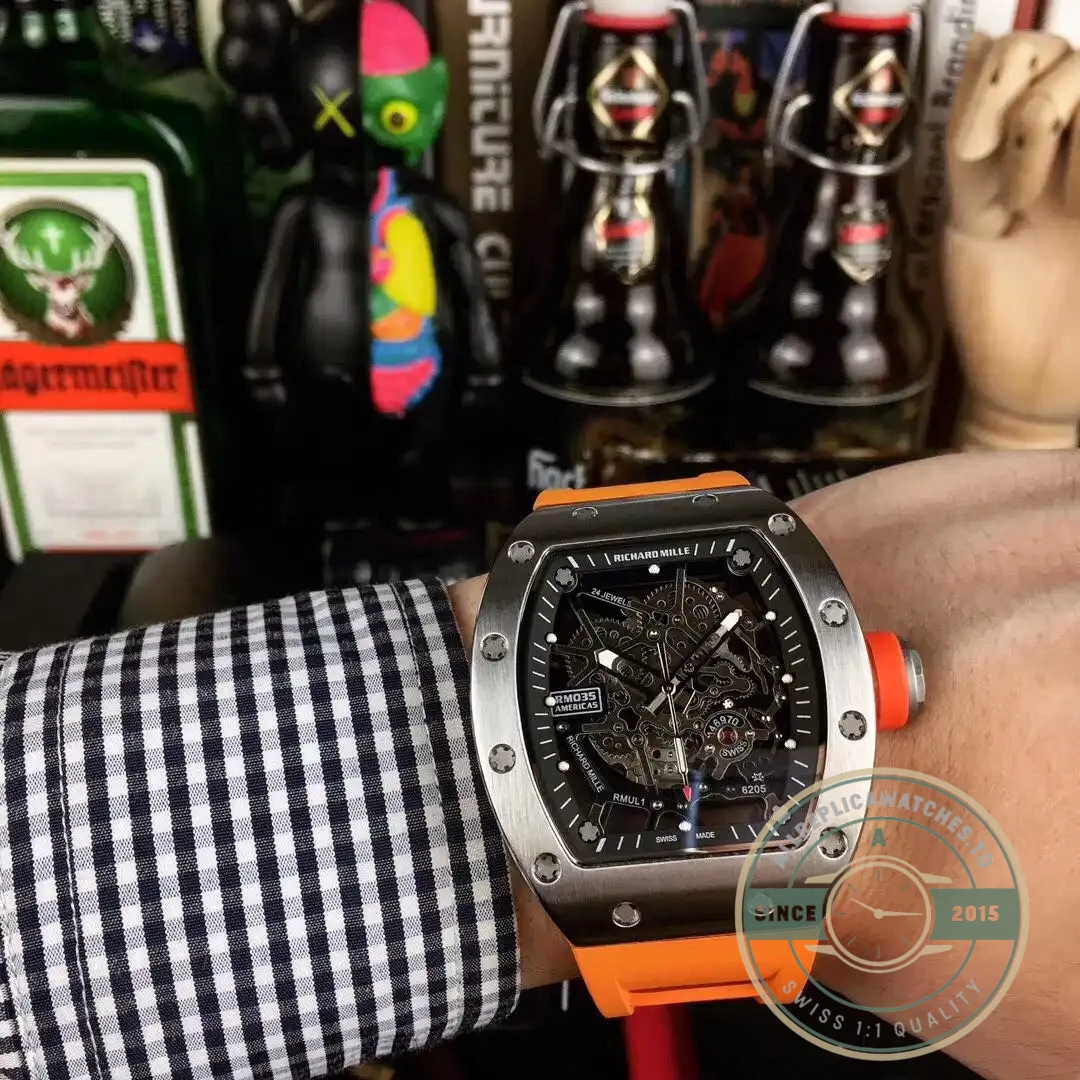 Superclone Richard Mille035-america5 Stainless Steel Case - 1:1 Swiss Replica Watch