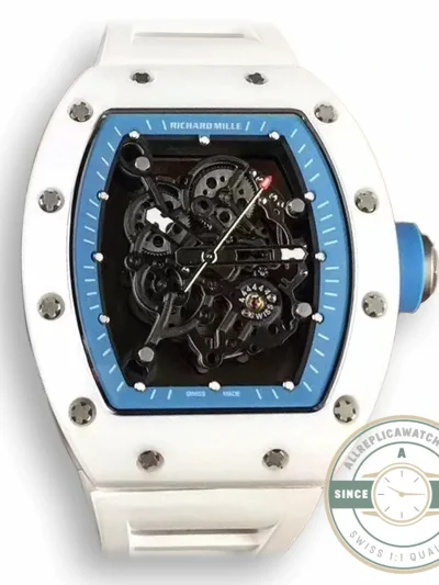 Superclone Richard Mille035-america5 White Strap - Affordable Luxury Replica Timepiece