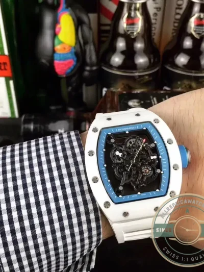 Superclone Richard Mille035-america5 White Strap - Premium Super Clone Watch
