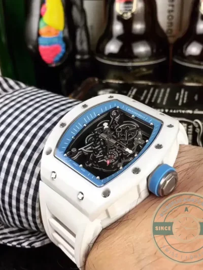 Superclone Richard Mille035-america5 White Strap - Affordable Luxury Replica Timepiece