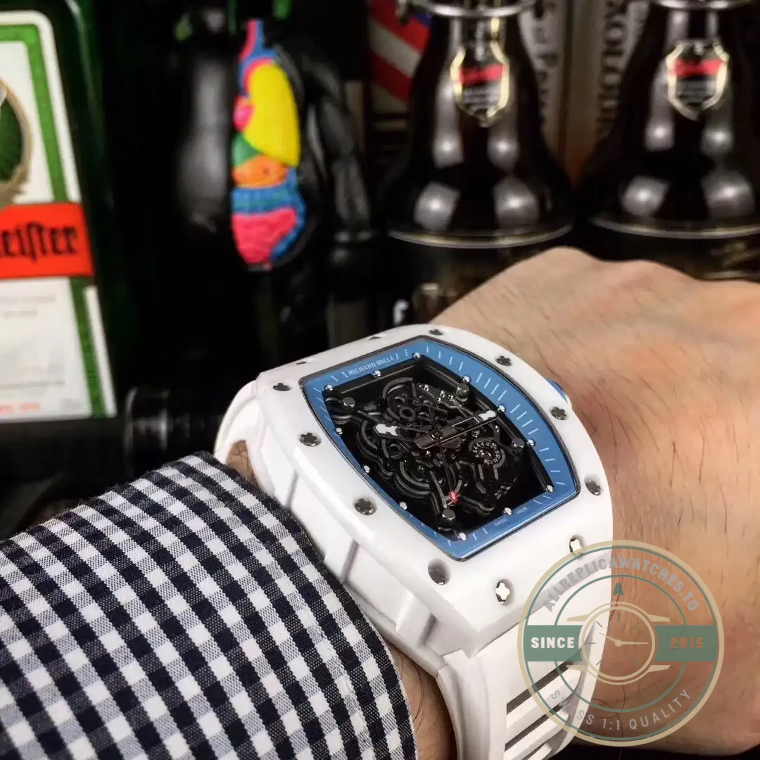 Superclone Richard Mille035-america5 White Strap - Swiss Movement Replica Watch