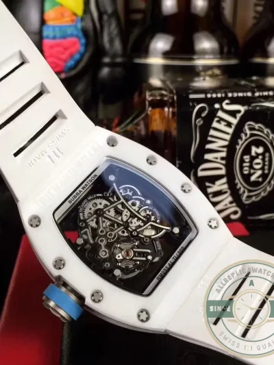 Superclone Richard Mille035-america5 White Strap - Affordable Luxury Replica Timepiece