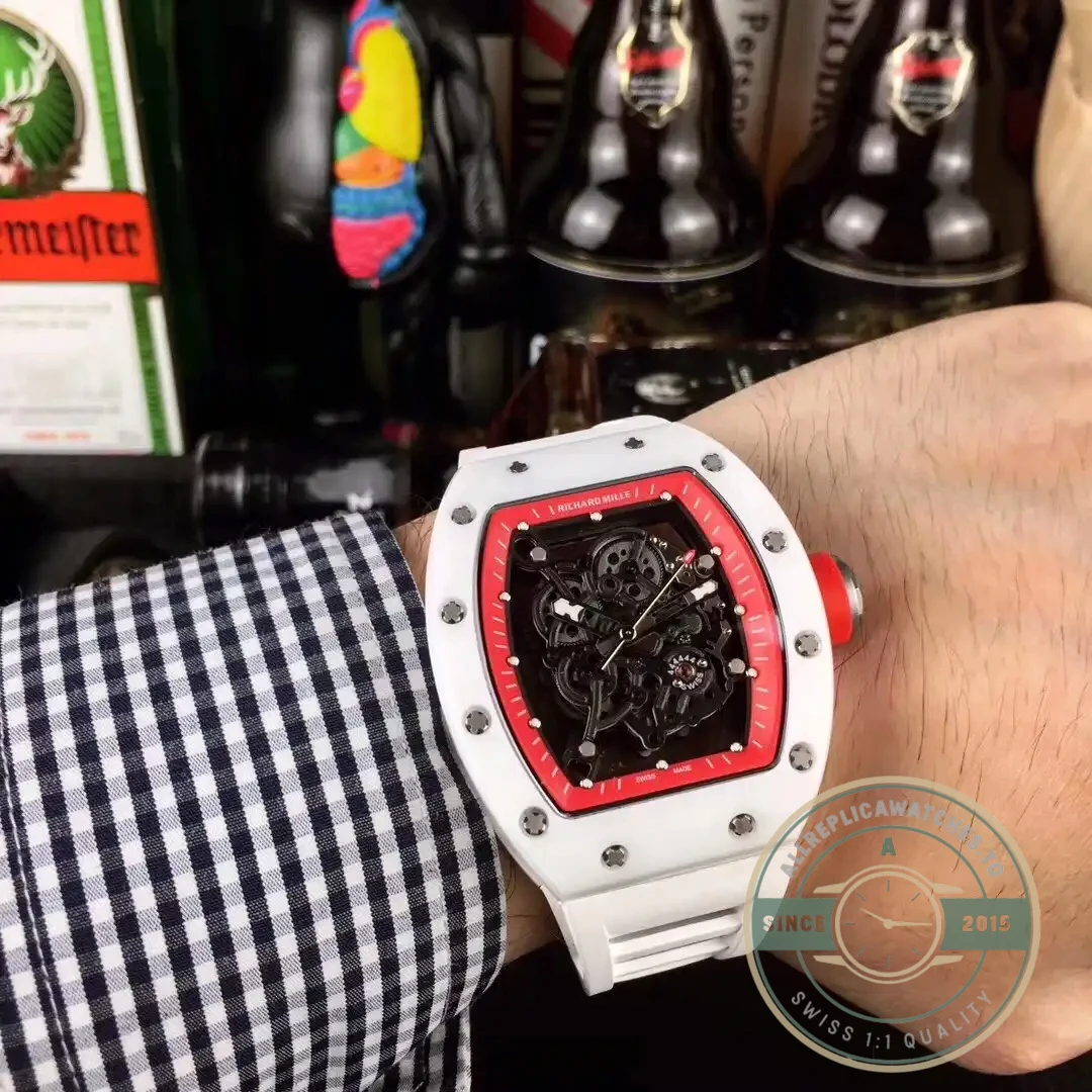Superclone Richard Mille035-america5 White Strap - Budget Luxury Replica Watch