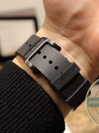 Superclone Richard Mille035 Bb Factory Black Rubber Strap - High-Grade Replica Watch