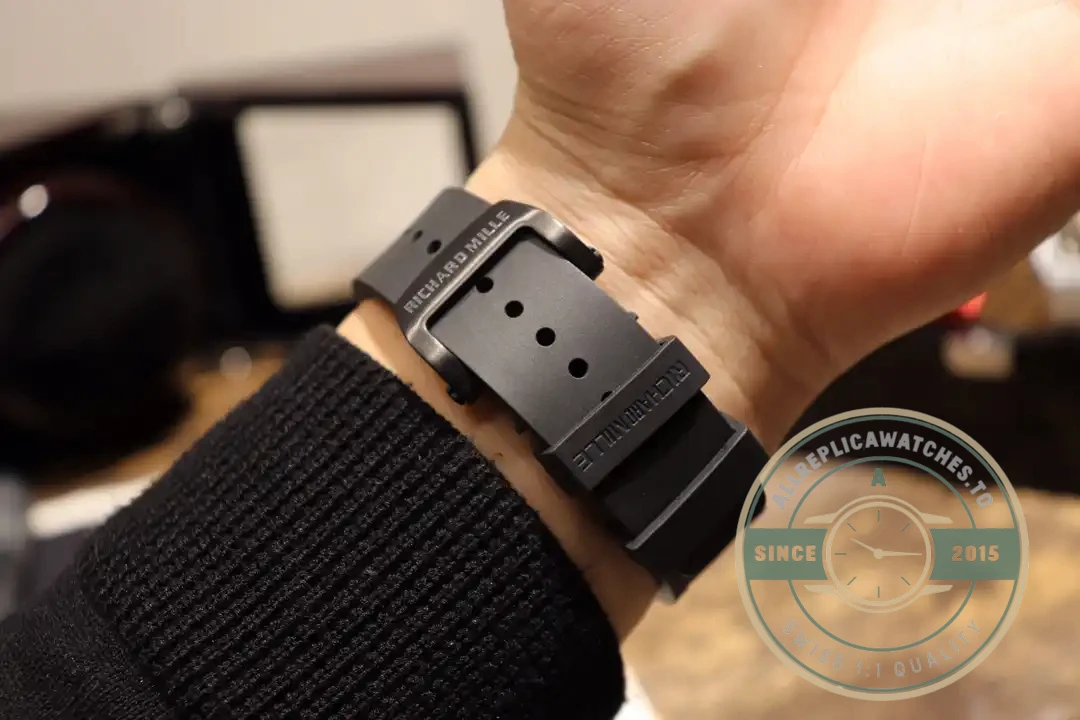 Superclone Richard Mille035 Bb Factory Black Rubber Strap - High-Grade Replica Watch