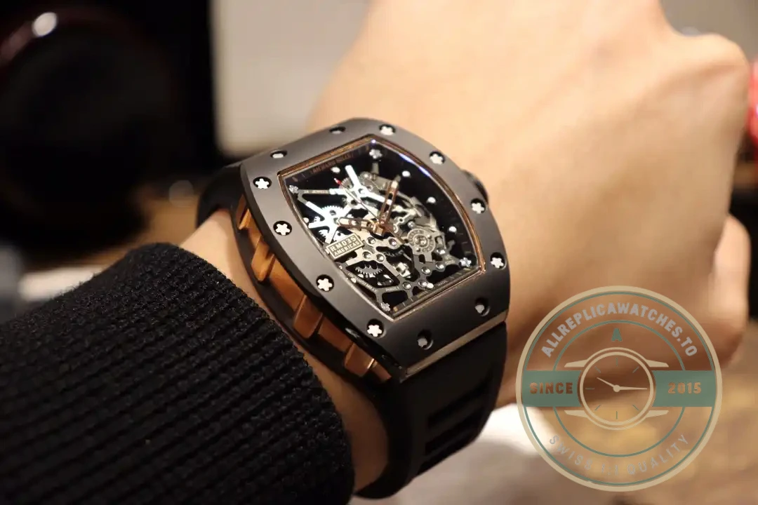 Superclone Richard Mille035 Bb Factory Black Rubber Strap - Affordable Super Clone Watch