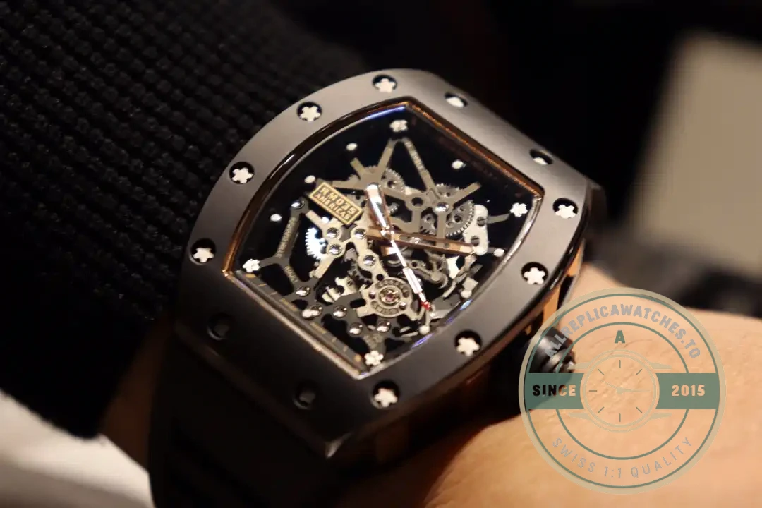 Superclone Richard Mille035 Bb Factory Black Rubber Strap - Factory Super Clone Watch