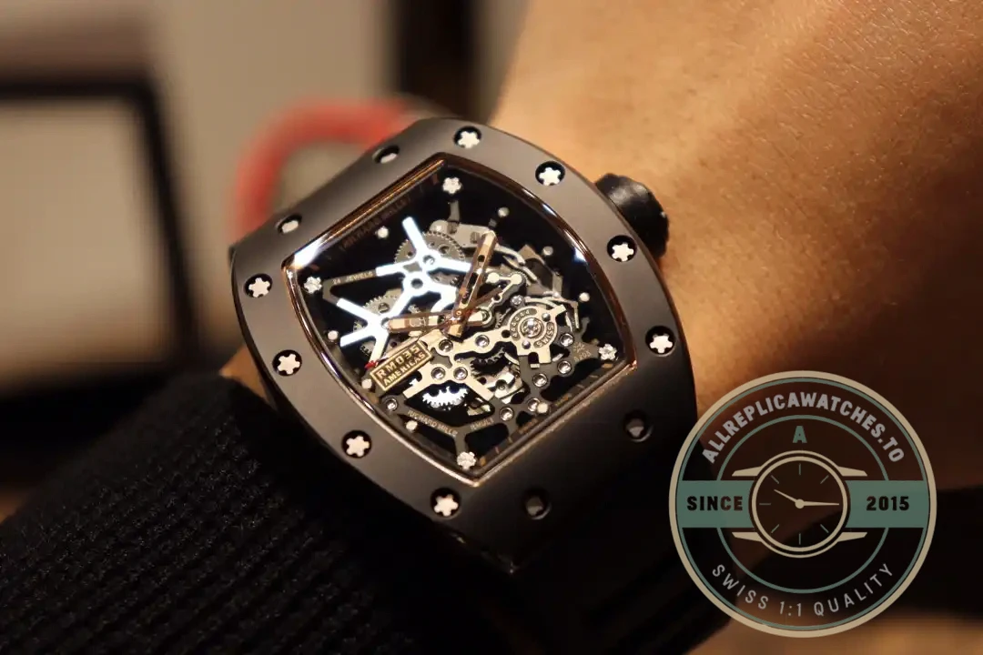 Superclone Richard Mille035 Bb Factory Black Rubber Strap - Premium Super Clone Watch