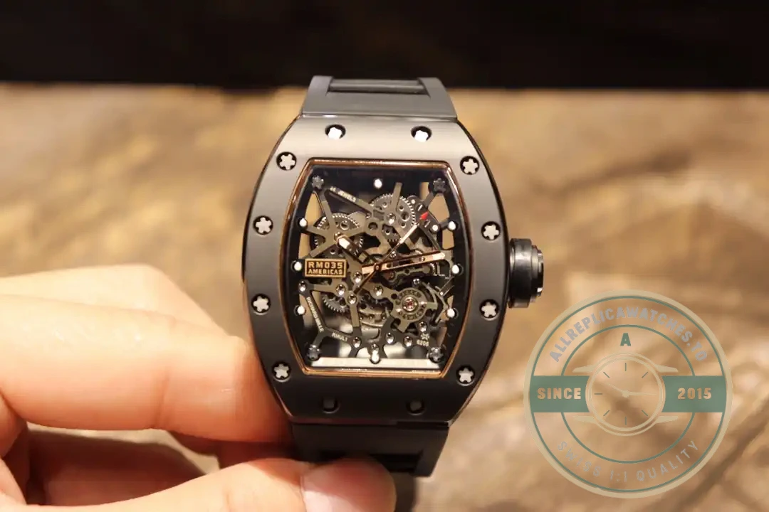Superclone Richard Mille035 Bb Factory Black Rubber Strap - Budget Luxury Replica Watch