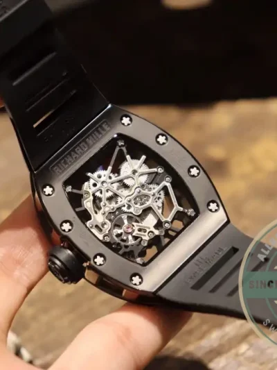 Superclone Richard Mille035 Bb Factory Black Rubber Strap - Top-Tier Swiss Replica Watch