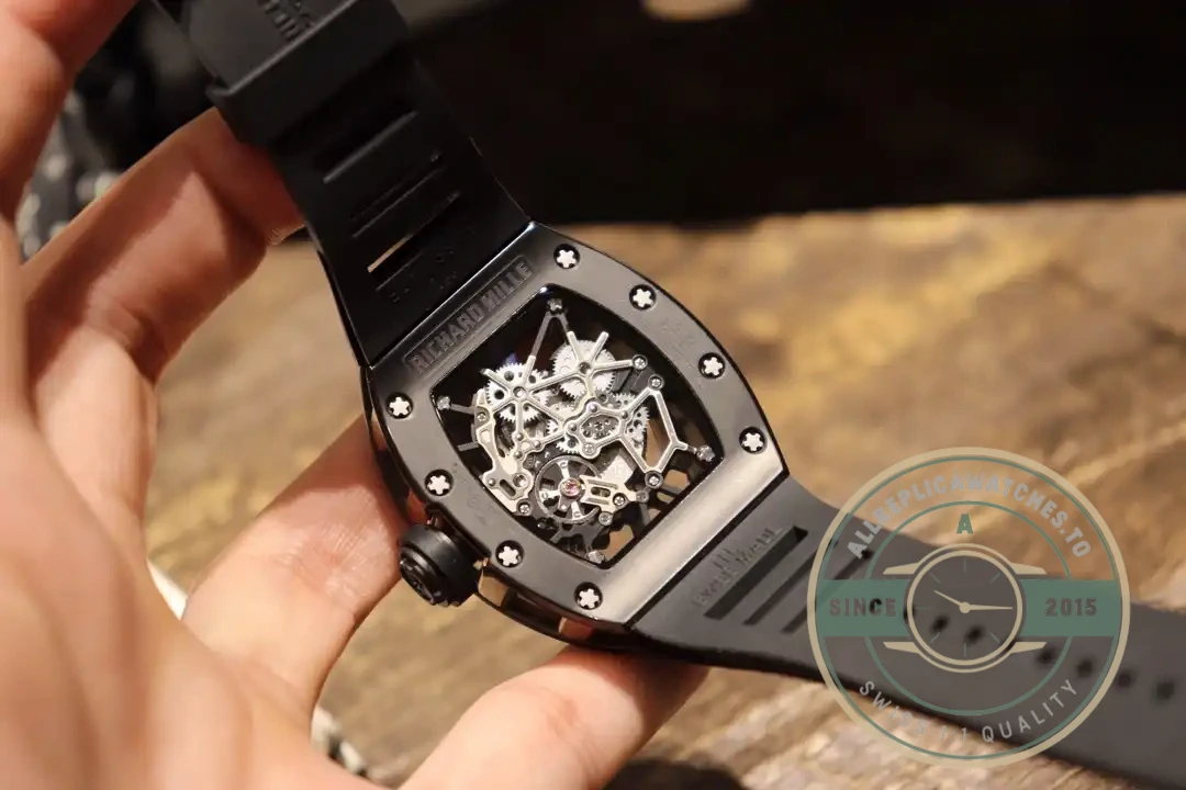 Superclone Richard Mille035 Bb Factory Black Rubber Strap - Top-Tier Swiss Replica Watch