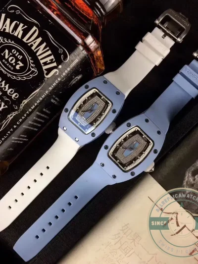 Superclone Richard Mille037 Blue Ceramic Case - Budget Luxury Replica Watch