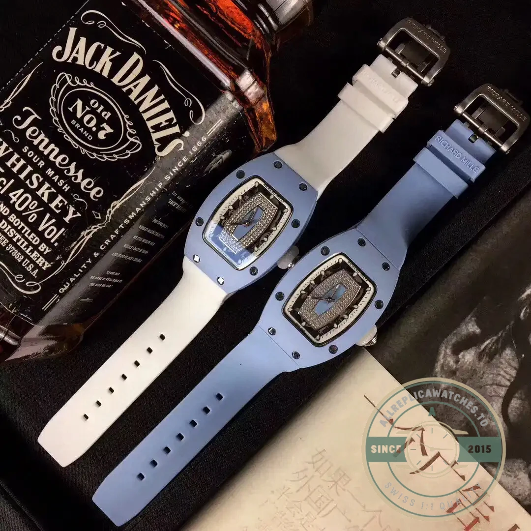 Superclone Richard Mille037 Blue Ceramic Case - Budget Luxury Replica Watch