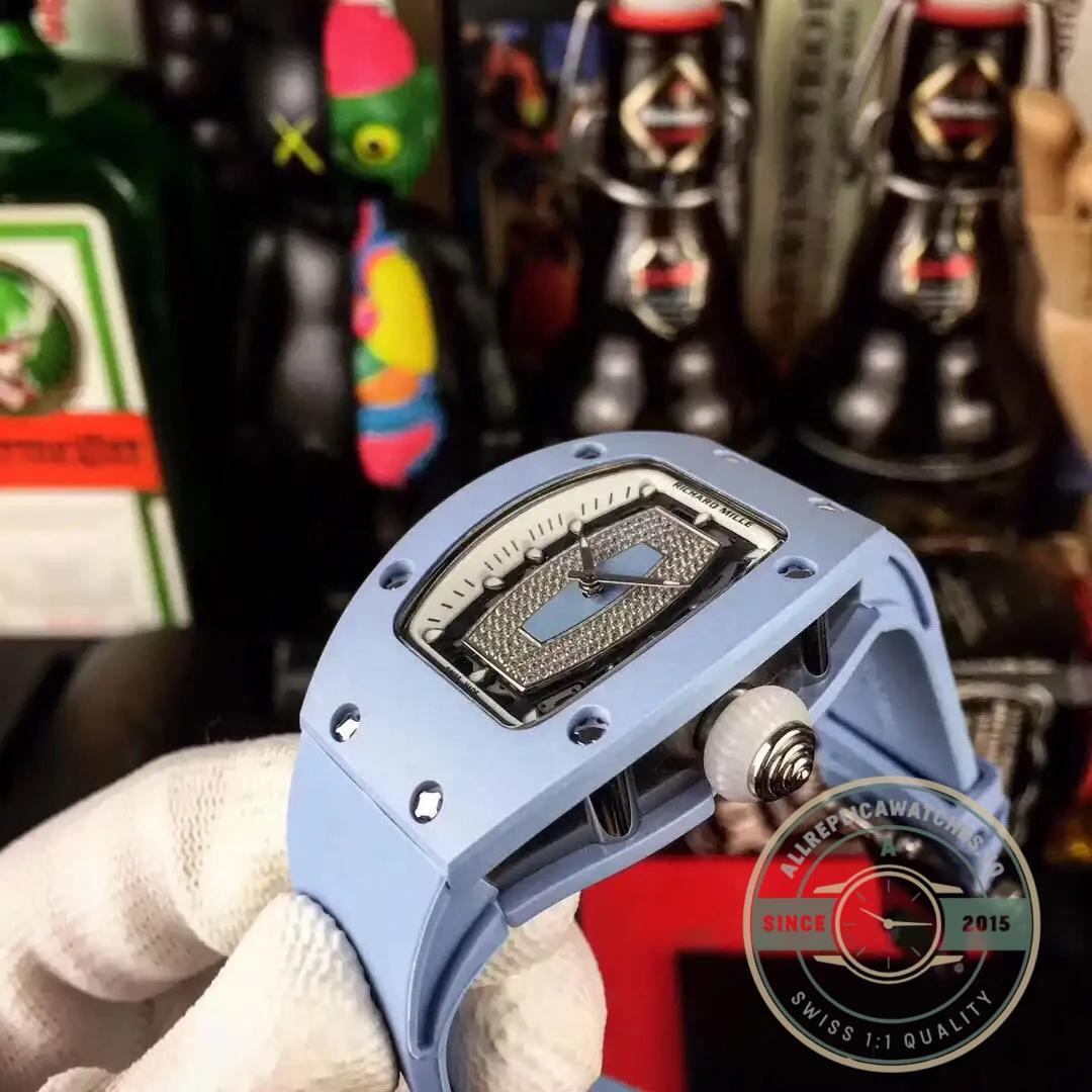 Superclone Richard Mille037 Blue Ceramic Case - Affordable Super Clone Watch