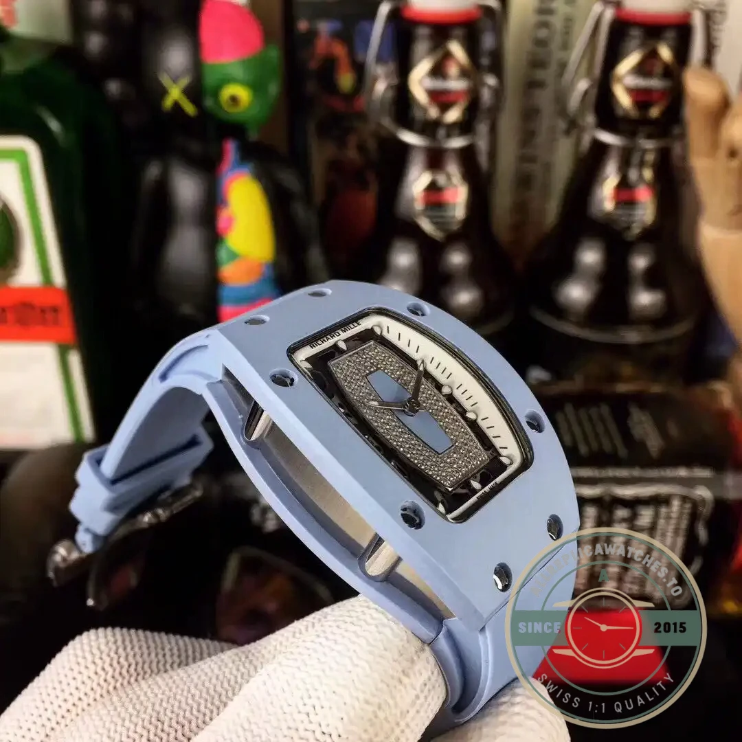 Superclone Richard Mille037 Blue Ceramic Case - High-Grade Replica Watch