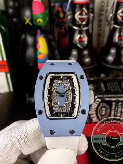 Superclone Richard Mille037 Blue Ceramic Case - Affordable Luxury Replica Timepiece