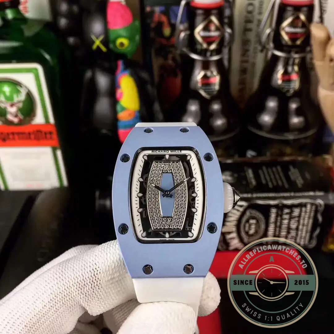 Superclone Richard Mille037 Blue Ceramic Case - Affordable Luxury Replica Timepiece