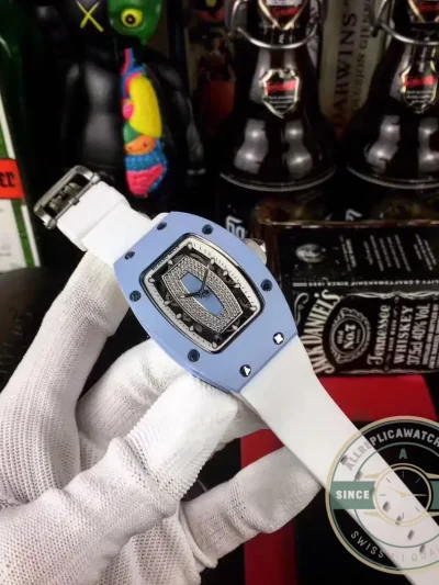 Superclone Richard Mille037 Blue Ceramic Case - Luxury Replica Watch