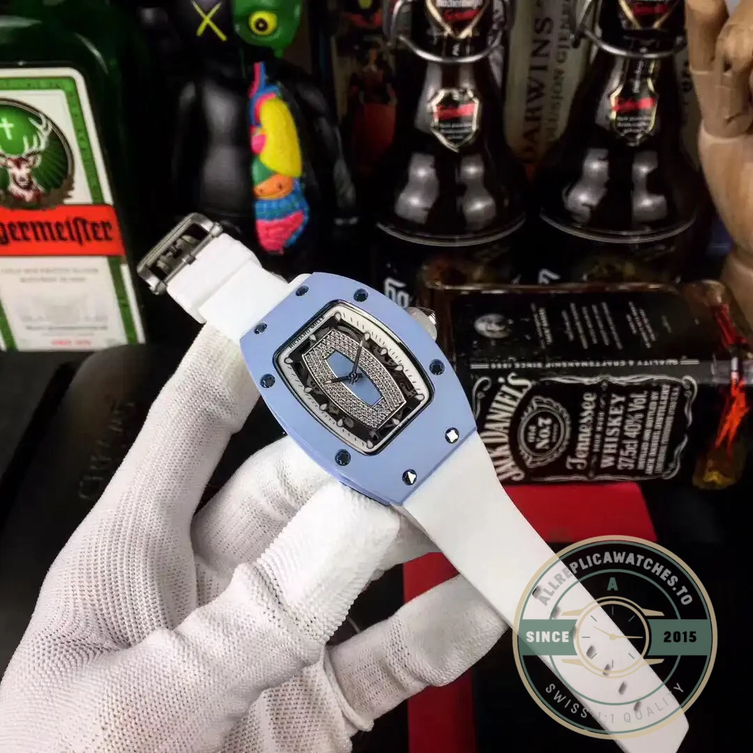 Superclone Richard Mille037 Blue Ceramic Case - Luxury Replica Watch
