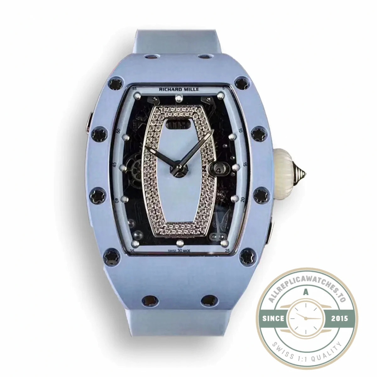 Superclone Richard Mille037 Ceramic Blue Strap - Affordable Super Clone Watch