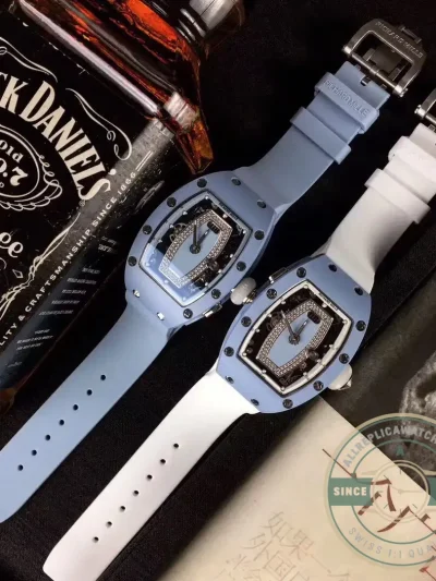Superclone Richard Mille037 Ceramic Blue Strap - High-Grade Replica Watch
