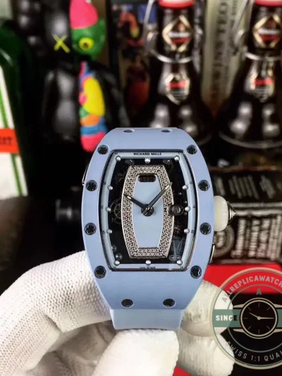 Superclone Richard Mille037 Ceramic Blue Strap - Luxury Replica Watch