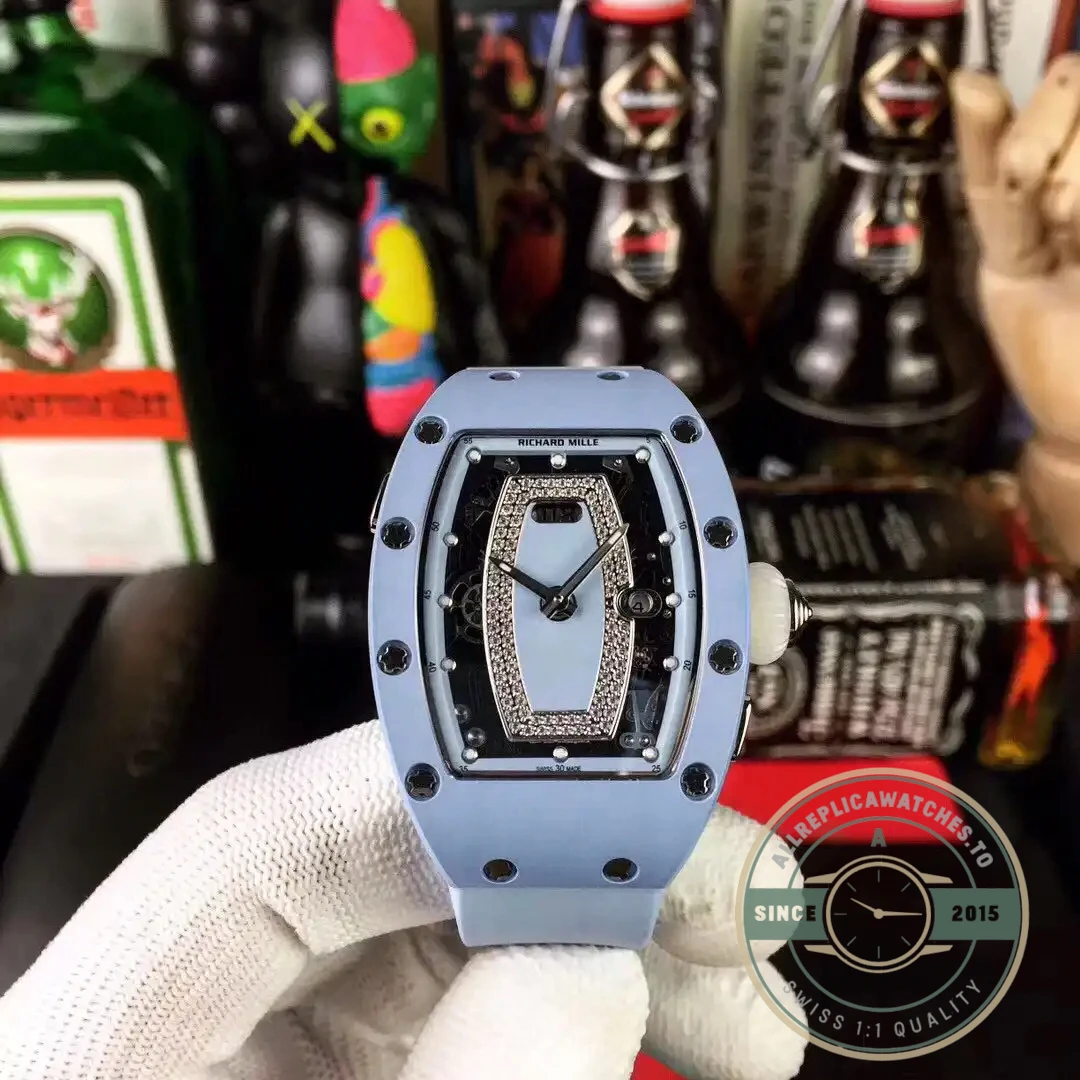 Superclone Richard Mille037 Ceramic Blue Strap - Luxury Replica Watch