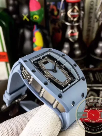 Superclone Richard Mille037 Ceramic Blue Strap - Affordable Luxury Replica Timepiece