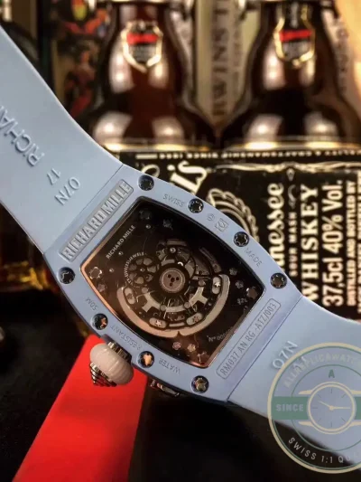 Superclone Richard Mille037 Ceramic Blue Strap - Affordable Super Clone Watch