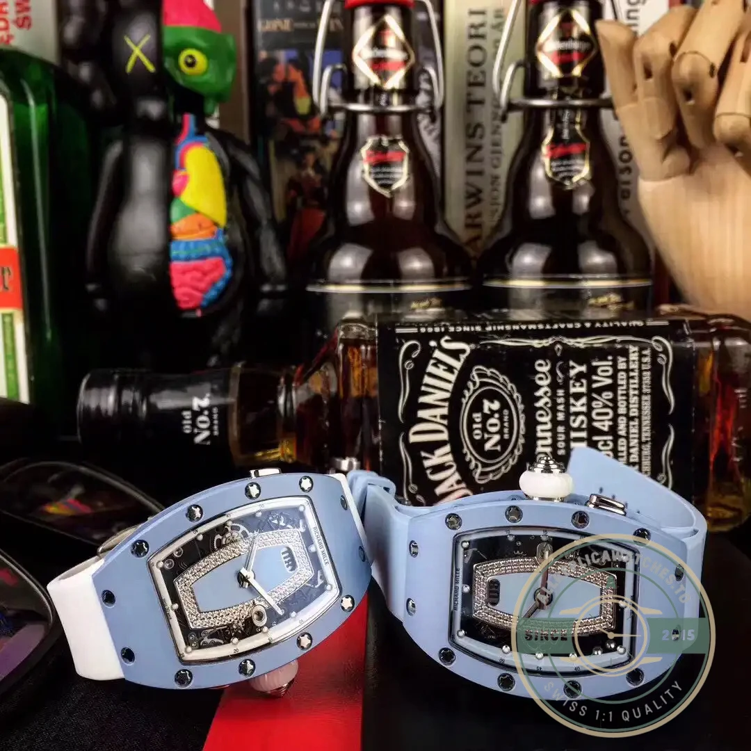 Superclone Richard Mille037 Ceramic Blue Strap - High-Grade Replica Watch