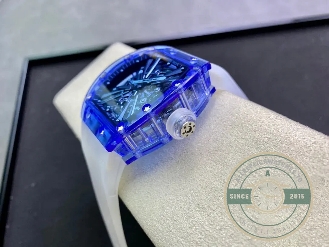 Superclone Richard Mille12-01 Tourbillon Sapphire Clear Version - Factory Super Clone Watch