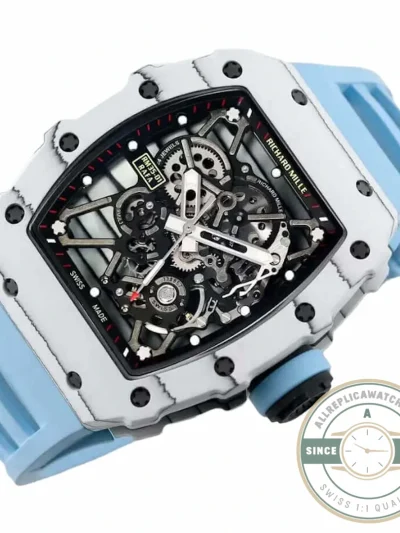 Superclone Richard Mille35-01 Bbr Factory Blue Strap - High-Grade Replica Watch