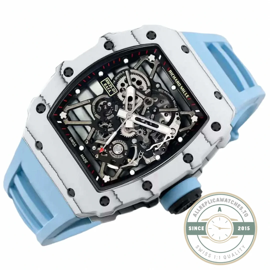 Superclone Richard Mille35-01 Bbr Factory Blue Strap - High-Grade Replica Watch