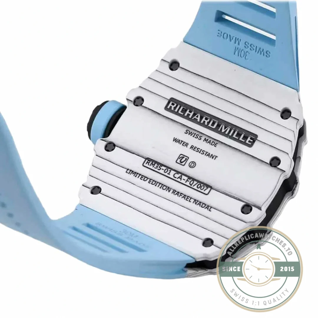 Superclone Richard Mille35-01 Bbr Factory Blue Strap - High-Grade Replica Watch