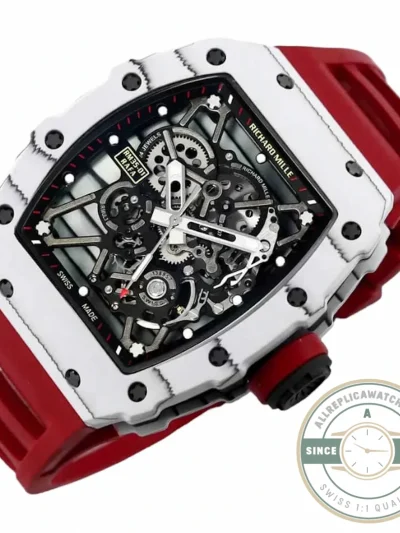Superclone Richard Mille35-01 Bbr Factory Red Strap - Swiss-Made Clone Watch