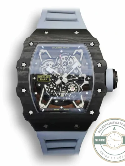 Superclone Richard Mille35-01 Kv Factory Black Carbon Fiber - Swiss Movement Replica Watch