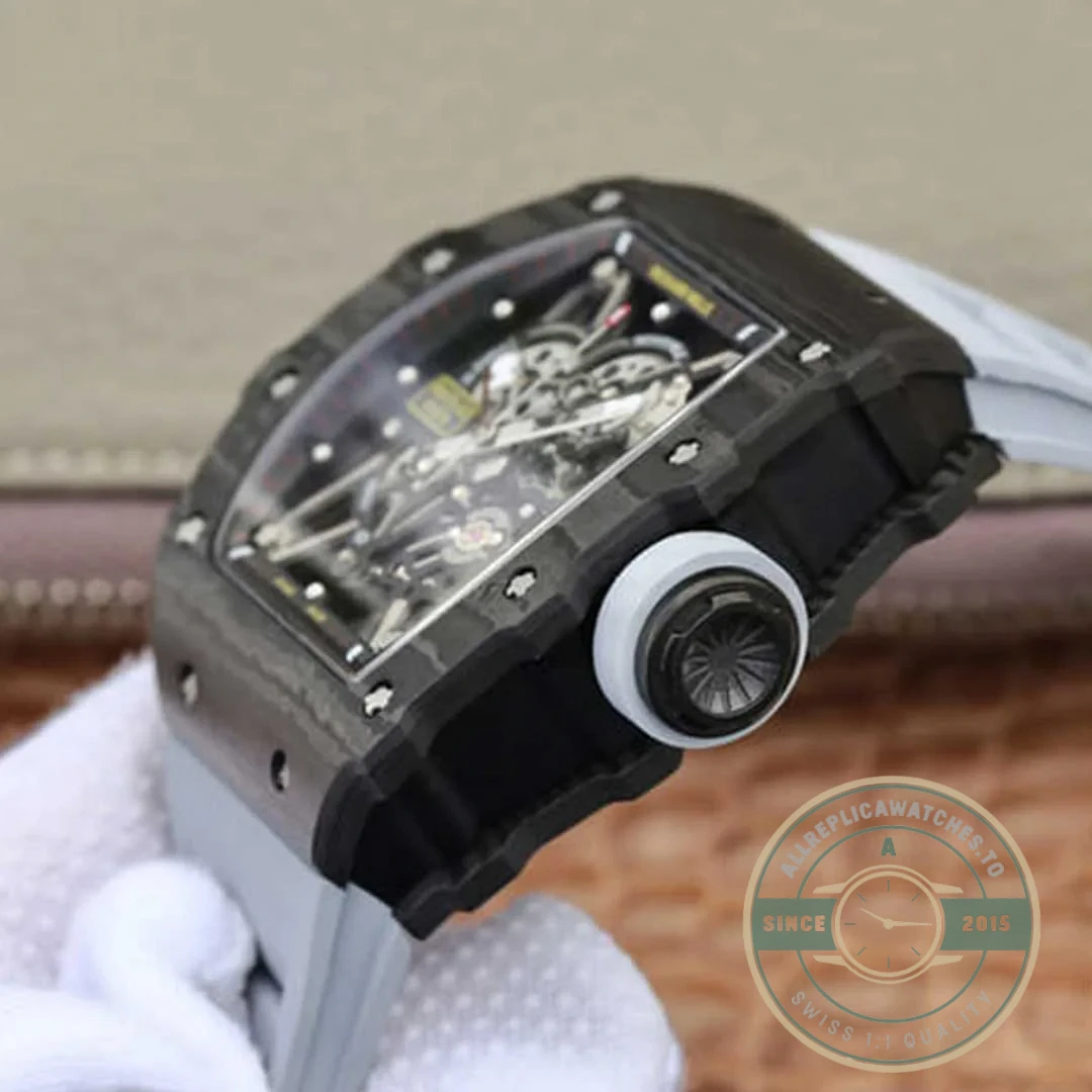 Superclone Richard Mille35-01 Kv Factory Black Carbon Fiber - Affordable Super Clone Watch