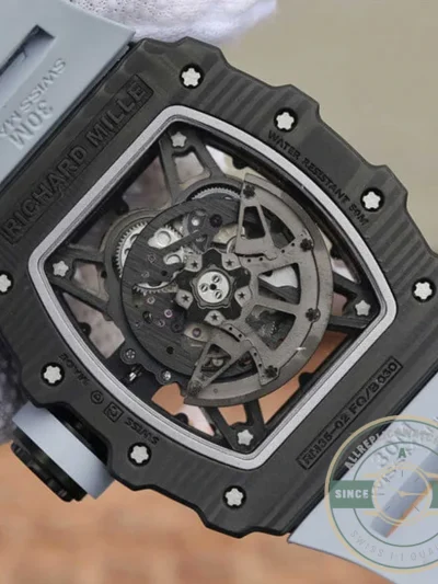 Superclone Richard Mille35-01 Kv Factory Black Carbon Fiber - Affordable Super Clone Watch