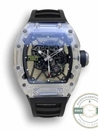 Superclone Richard Mille35-01 Sonic Factory Clear Crystal Case - Premium Super Clone Watch