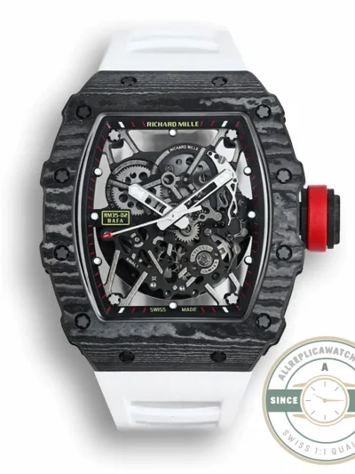 Superclone Richard Mille35-02 Bbr Factory White Rubber Strap - Premium Super Clone Watch