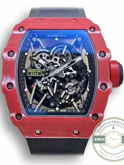 Superclone Richard Mille35-02 Ntpt Case Black Strap - Top-Tier Swiss Replica Watch