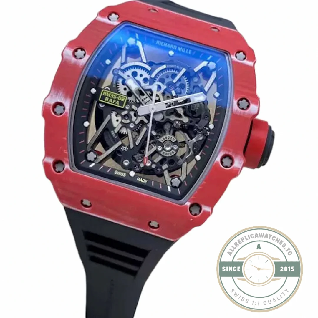 Superclone Richard Mille35-02 Ntpt Case Black Strap - Affordable Luxury Replica Timepiece