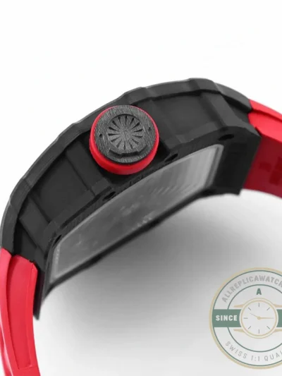 Superclone Richard Mille35-02 Red Rubber Strap - Premium Super Clone Watch
