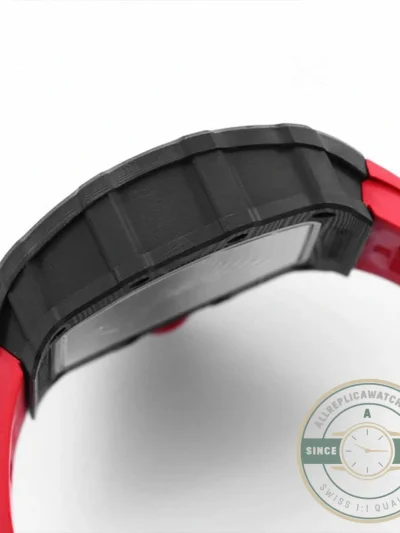 Superclone Richard Mille35-02 Red Rubber Strap - Best Quality Replica Watch