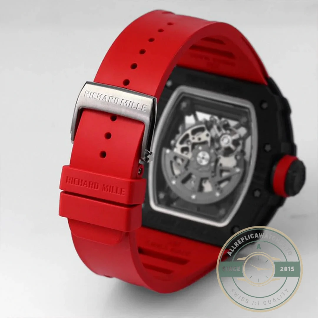 Superclone Richard Mille35-02 Red Rubber Strap - Top-Tier Swiss Replica Watch