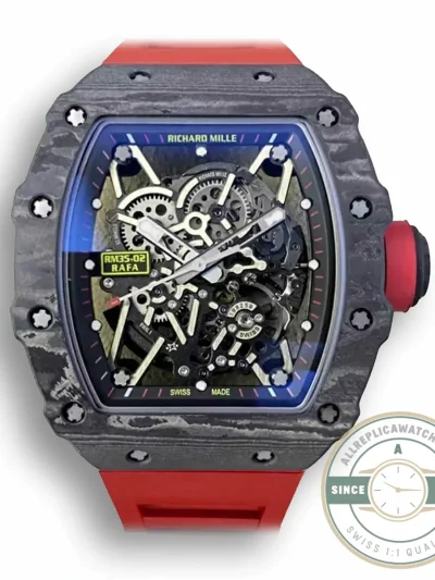 Superclone Richard Mille35-02 T+ Factory Carbon Fiber Skeleton Dial - Best Quality Replica Watch